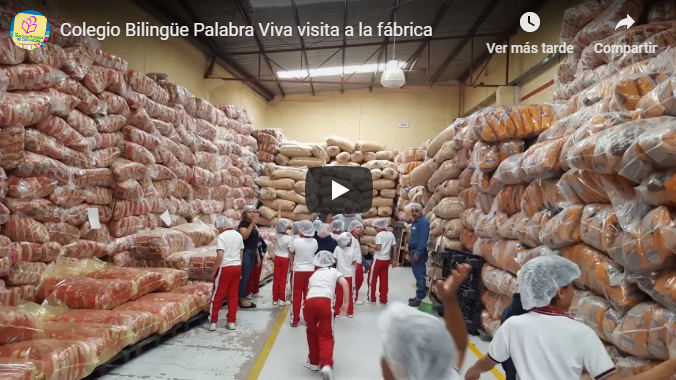 Colegio Bilingüe Palabra Viva. Visita a la fábrica.