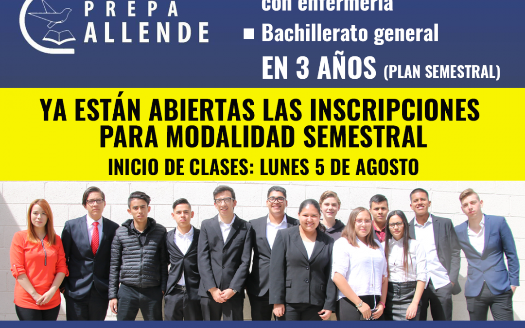 Prepa Allende. Inscripciones abiertas.