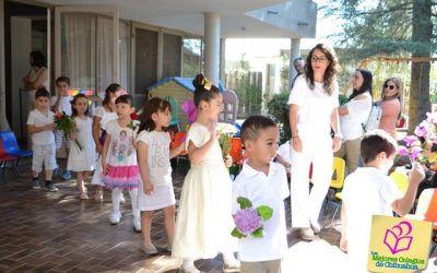 Coronación de la Virgen. Maternal y Jardín de Niños ARCOIRIS.