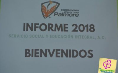 Informe Anual 2018. Instituciones Educativas PALMORE.