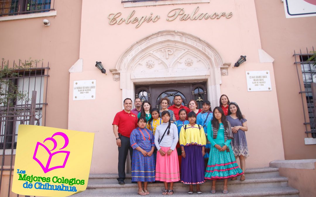 Colegio Palmore. Visita de niñas Tarahumaras.