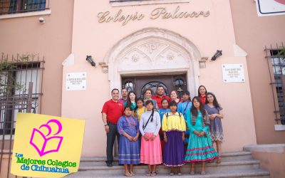 Colegio Palmore. Visita de niñas Tarahumaras.