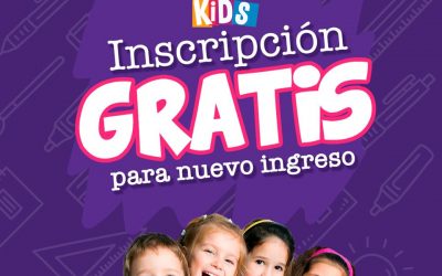 Inscripción gratis para alumnos de nuevo ingreso. Little Kids.