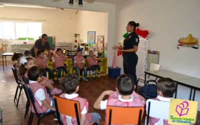 Plática para la prevención. Jardín de Niños Arcoiris.