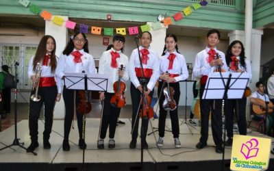 Celebración del Día de la Independencia. Secundaria, Colegio PALMORE.