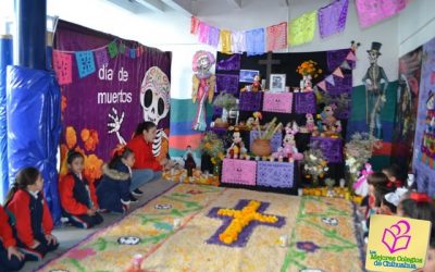 Centro Educativo MI MUNDO. Altar de muertos.