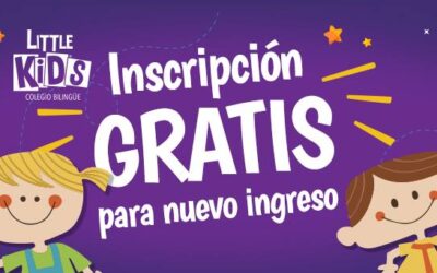 Little Kids. Inscripción gratis para nuevo ingreso.